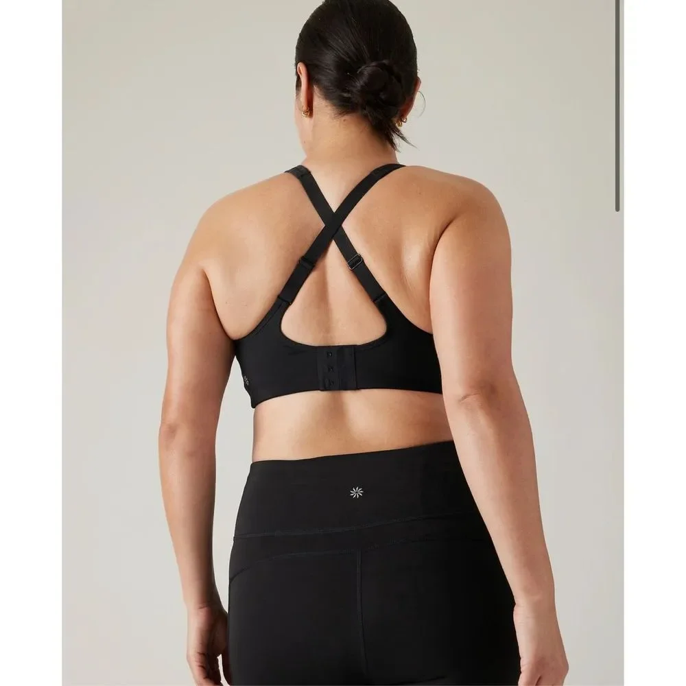 ATHLETA - Glory Bra - Black Underwire Sports Bra sz 32D - Picture 8 of 9